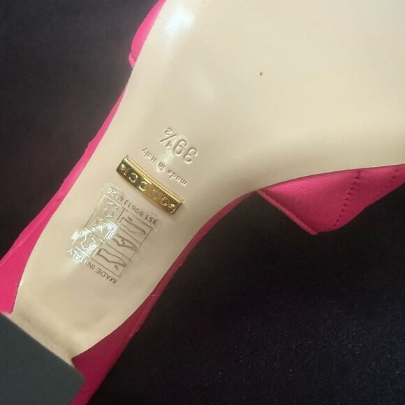 Brand new women’s size 9.5 Gucci Pink Quilted heel Sandal - Picture 9 of 12